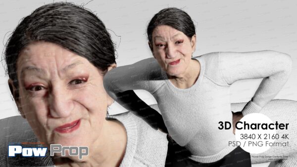 Grandmother Photo Model Old Woman Angry Pose